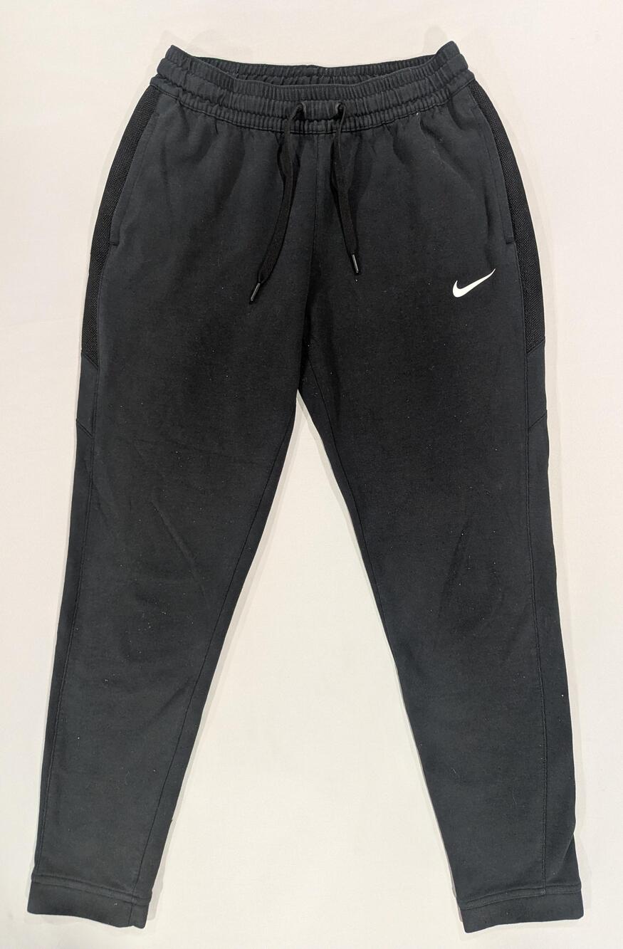 Nike Sweatpants Mens M Black Dri-FIT Fleece Joggers Mesh Panels Athletic Gym